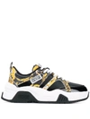 VERSACE JEANS COUTURE BAROQUE PRINT SNEAKERS