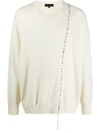 ANN DEMEULEMEESTER RIBBED ROLL NECK JUMPER