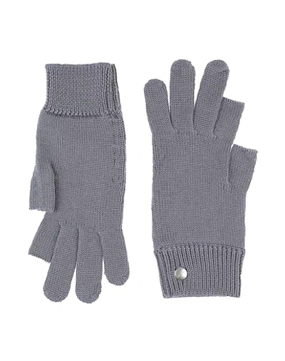 Rick Owens Gloves In Grey