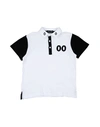 Numero 00 Kids' Polo Shirts In White