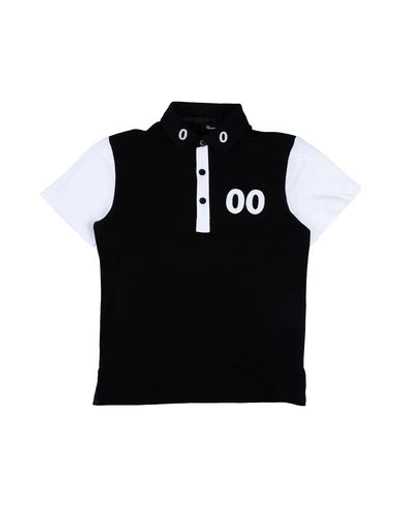 Numero 00 Kids' Polo Shirts In Black