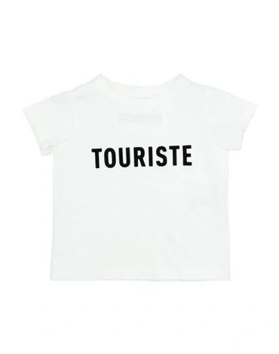 Touriste Kids' T-shirts In White