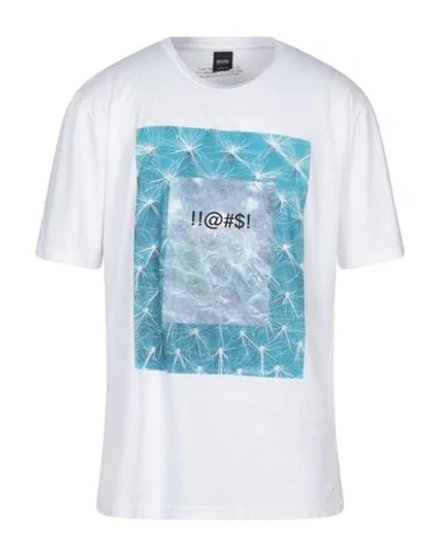 Hugo Boss Boss Men's Graphic T-shirt In White