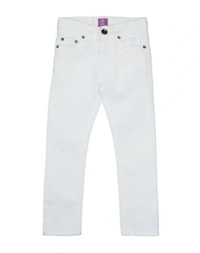 Mauro Grifoni Babies' Jeans In Ivory