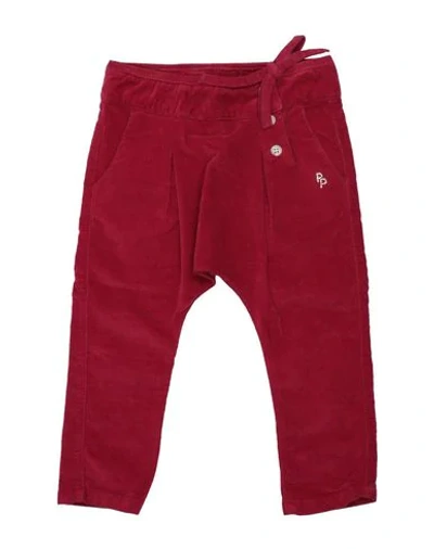 Patrizia Pepe Babies' Casual Pants In Brick Red