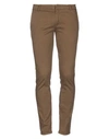 Grey Daniele Alessandrini Casual Pants In Khaki