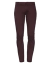 Grey Daniele Alessandrini Pants In Maroon