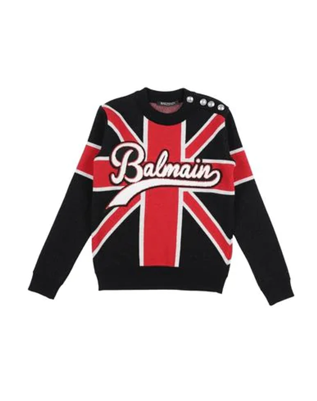 Clothing Balmain Union Jack Sweater Balmain Kids' Union Jack Wool