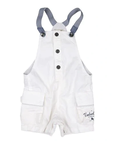 Timberland Baby Overalls In White
