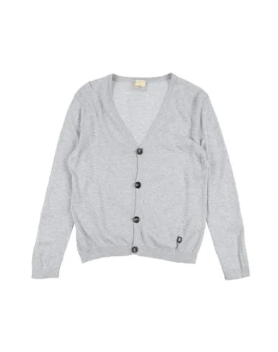 Mauro Grifoni Kids' Cardigans In Grey