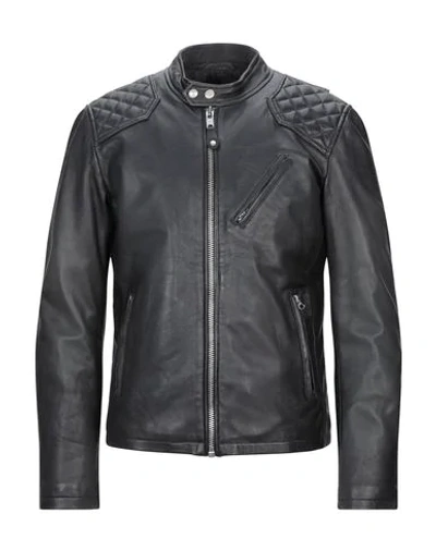 Schott Biker Jacket In Black