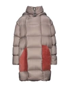 Rick Owens Down Jackets In Grey