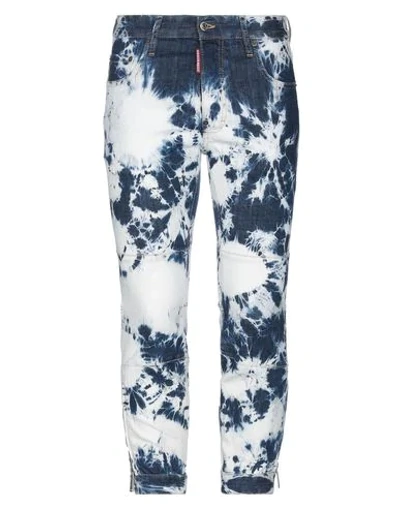Dsquared2 Denim Cropped In Blue
