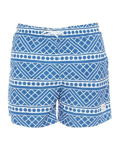 Daily Paper Swim Shorts In Blue