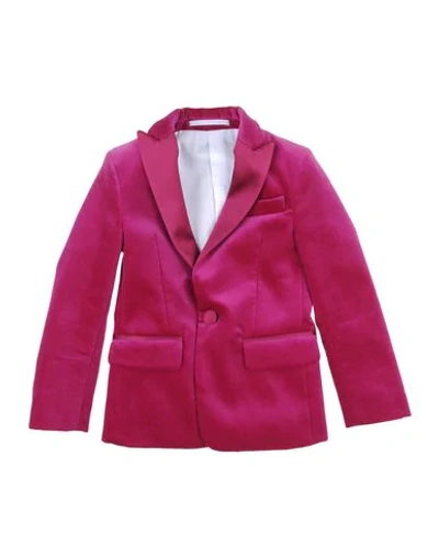 Dsquared2 Kids' Suit Jackets In Fuchsia