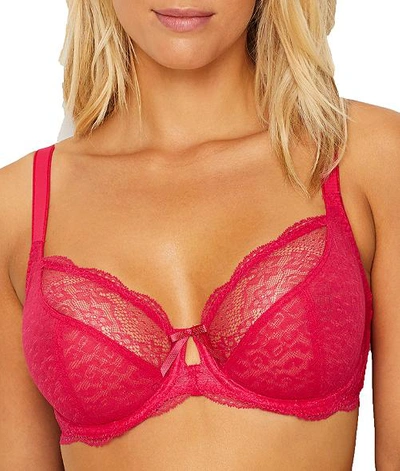 Freya Fancies Plunge Balcony Bra In Lipstick