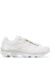 Salomon Xt-6 Advanced Rubber-trimmed Mesh Sneakers In White