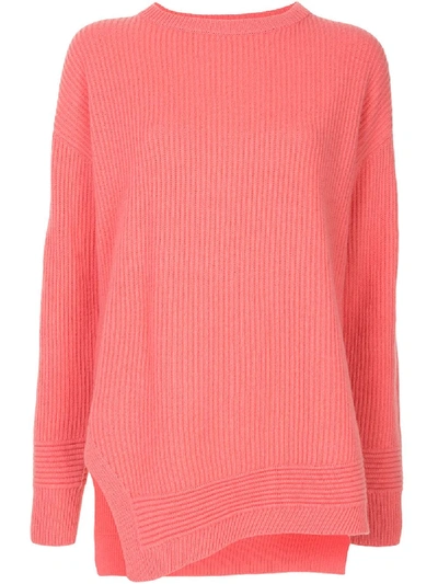 Markus Lupfer Slit-detail Jumper In Pink