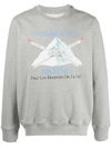 CASABLANCA LOGO PRINT CREW NECK SWEATSHIRT