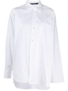 Sofie D'hoore Asymmetric Button-down Shirt In White