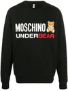 MOSCHINO UNDERBEAR PRINT SWEATSHIRT