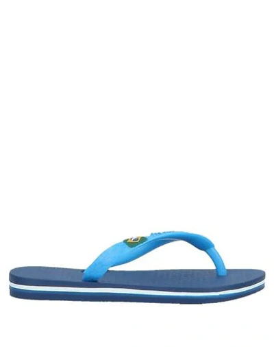 Ipanema Toe Strap Sandals In Dark Blue