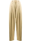 Jejia High Waisted Trousers In Neutrals