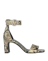 Janet & Janet Sandals In Light Yellow
