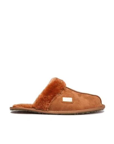 Australia Luxe Collective Slides And Slippers In Camel