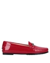 Tod's Loafers In Red