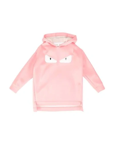 Fendi Kids' Sweatshirts In Pink