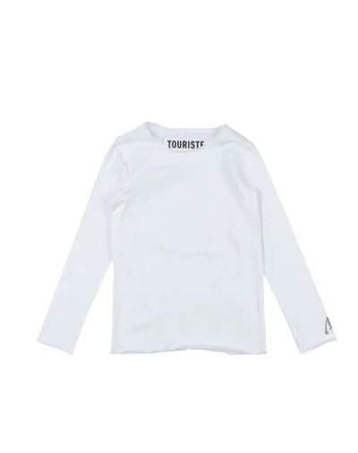 Touriste Kids' T-shirts In White