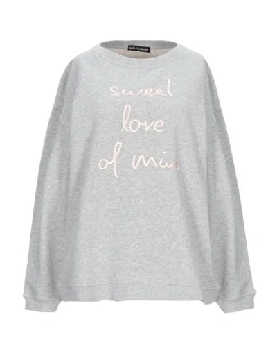 Malaika Raiss Sweatshirts In Light Grey