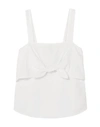 MADEWELL MADEWELL WOMAN TOP WHITE SIZE 10 COTTON, MODAL,12387207PV 2