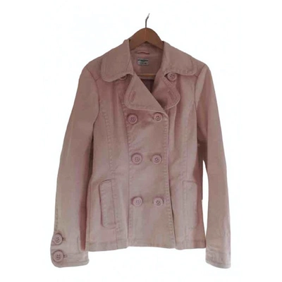 Pre-owned Burberry Pink Denim - Jeans Jacket