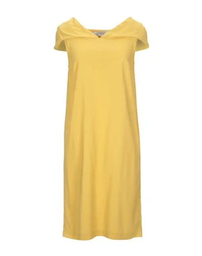 L'autre Chose Short Dresses In Yellow