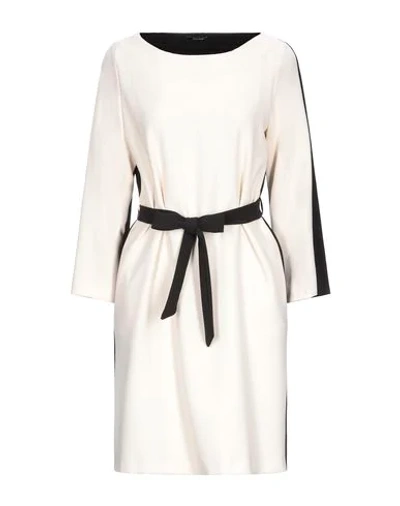 Hanita Short Dresses In Ivory