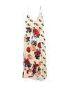 MOTHER OF PEARL MOTHER OF PEARL WOMAN MIDI DRESS IVORY SIZE 6 POLYESTER,15069406AS 6