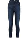 DOLCE & GABBANA STONEWASHED-EFFECT SKINNY JEANS