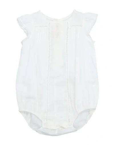 Bonpoint Babies' Romper In Ivory