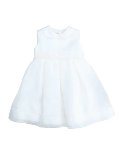 Little Bear Babies' Dress In White