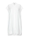 Lost & Found Shirt Dress In White