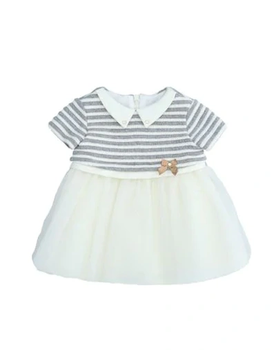 Alviero Martini 1a Classe Babies' Dresses In Ivory
