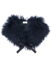 P.A.R.O.S.H BOW-DETAIL FUR SCARF