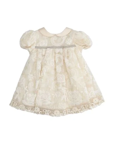 I Pinco Pallino Babies' Dresses In Ivory