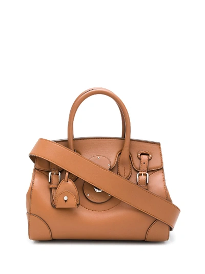 Ralph Lauren Nappa Leather Soft Ricky 33 In Black