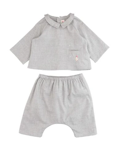 Bonpoint Babies' Outfits In Grey
