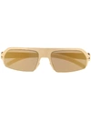 Mykita X Bernhard Willhelm Lost Square-frame Sunglasses In Gold