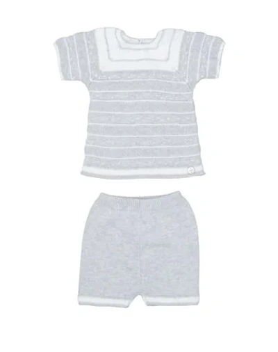 Paz Rodriguez Babies' Outfits In Light Grey