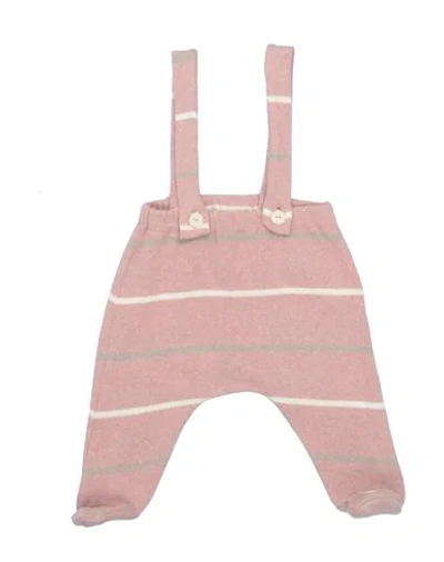 De Cavana Baby Overalls In Pastel Pink